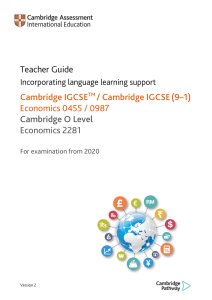 0987 Teacher Guide (for examination from 2020)