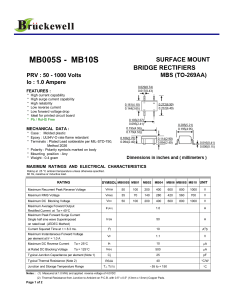 Dioda MB10S