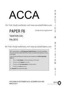 ACCA F6 - Taxation ( PDFDrive )