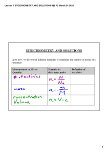 Lesson 7 STOICHIOMETRY AND SOLUTIONS Q4 (1)