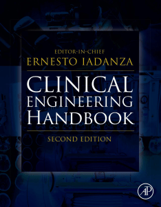 Ernesto Iadanza (ed.) - Clinical Engineering Handbook-Academic Press, Elsevier (2020)