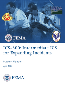 ICS-300  Intermediate ICS Student Manual