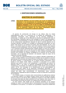 Real Decreto 889:2022, de 18 de octubre - BOE 17045