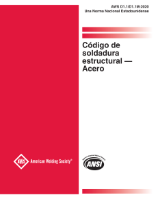 AWS D1. 1 - 2020 (español)
