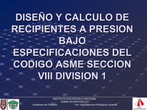 Codigo ASME VIII División 1