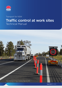 Traffic control at work site Technical Manual Transport for NSW version 6