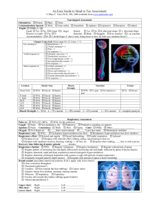 Easy Head to Toe Assessment Guide (entire thing)