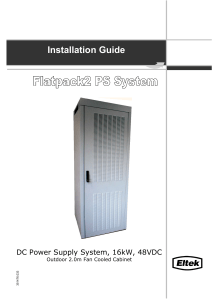 Installation Guide Flatpack2 PS System 351476 033 v4