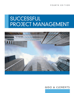 Successful Project Management Jack Gido