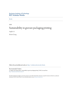 Sustainability in gravure packaging printing