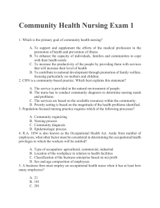 Community-Health-Nursing-Exam-1