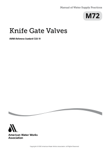 AWWA - M72 Knife Gate Valves-American Water Works Association (2021) 