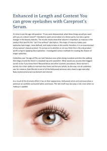 Enhanced in Length and Content You can grow eyelashes with Careprost