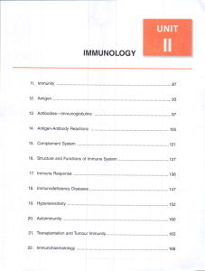 IMMUNOLOGY