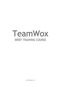TeamWox Learning Course Light EN