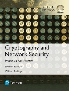 Stallings, William Cryptography and network security principles