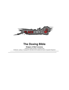 The Doxing Bible