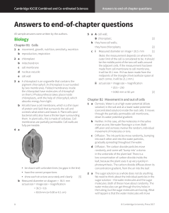 chem bio phys END CHAPTER QUESTIONS igcse