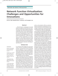 Network function virtualization Challenges and opportunities for innovations