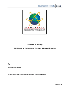 pdfcoffee.com 82415287-engineer-in-society-bem-code-of-professional-conduct-ethical-theories-pdf-free