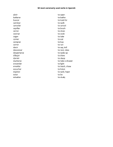 50 verbos españoles