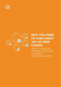 Selecting the right clients