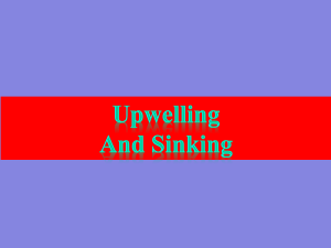 Upwelling-Sinking