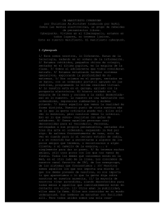 A Cyberpunk Manifesto, Spanish Version