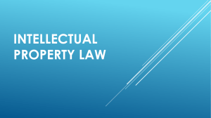 Intellectual Property Law: Trademarks & Copyright