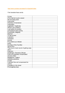 Listening Vocab Exercise Yes-Men