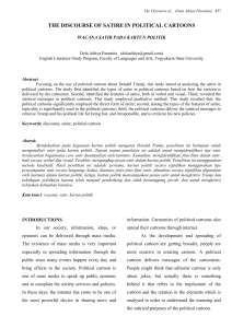 Satire in Political Cartoons: A Discourse Analysis