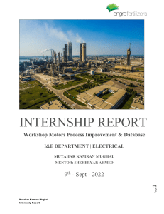 Internship Project Report