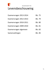 Examenbundel Levensbeschouwing 3e Ba