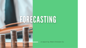 Forecasting