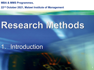2. MIM - Research Methods - Week 1  (2021-22) (23-10-2021)
