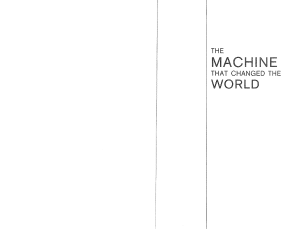 The machine that changed the world