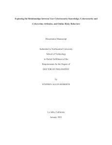 Cybersecurity User Knowledge Dissertation