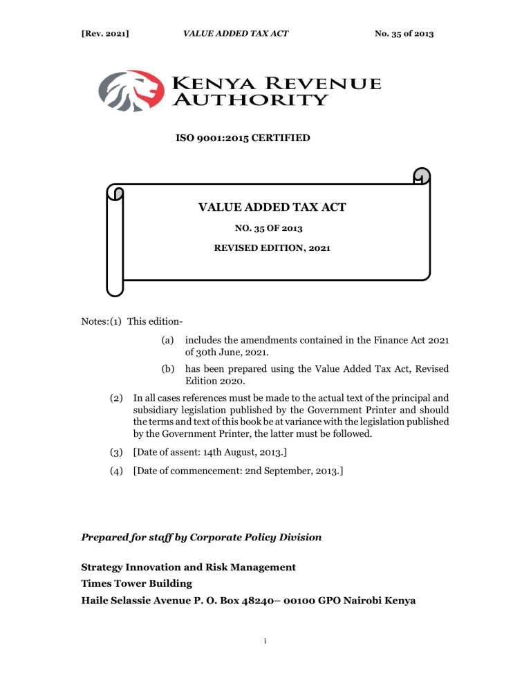 VAT-Act--2013-Revised-2021