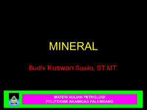 1. MINERAL
