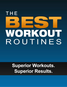 The Best Workout Routines