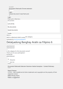 Detalyadong Banghay Aralin sa Filipino 6