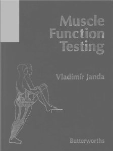 Muscle Function Testing Vladimir Janda