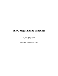 c programming language