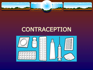 family planning OR Contraception