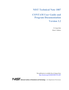 CONTAM 3.2 User Guide nist-tn-1887-v3202