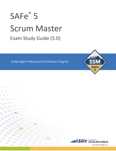 SAFe 5 Scrum Master Exam Study Guide (5.0)