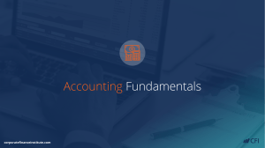 Accounting Fundamentals: Balance Sheet & Income Statement