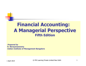 Financial Accounting: A Managerial Perspective