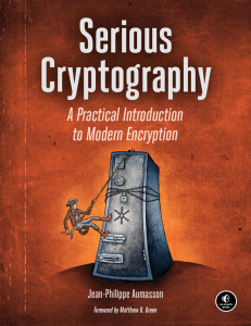 Serious Cryptography: Modern Encryption Textbook