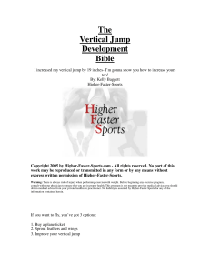 The Vertical Jump Development Bible